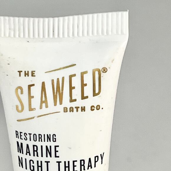 The Seaweed Bath Co Restoring Marine Night Therapy Cream Travel .16 oz 5ml New - Picture 2 of 6